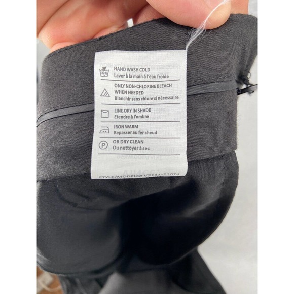 Vince Pants Womens Sz 8 Wool Tuxedo Stripe Slim‎ Straight Skinny Bottoms Trouser - Picture 10 of 11